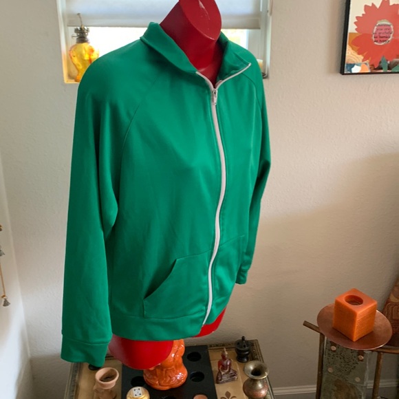 Green Jamaican emblem, zipper down jacket - Picture 2 of 3